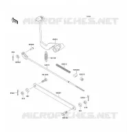 BRAKE PEDAL voor Kawasaki KAZER 2001