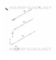 CABLES voor Kawasaki KAZER 2001