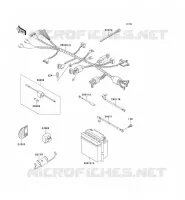 CHASSIS ELECTRICAL EQUIPMENT voor Kawasaki KAZER 2001