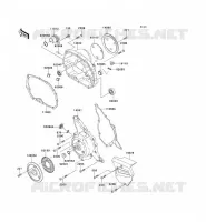 ENGINE COVERS voor Kawasaki KAZER 2001