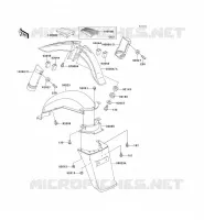 FENDER voor Kawasaki KAZER 2001