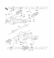 FOOTREST voor Kawasaki KAZER 2001