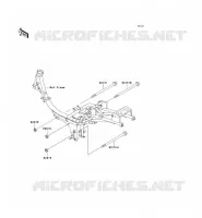 FRAME PARTS (COUVERTURE) voor Kawasaki KAZER 2001