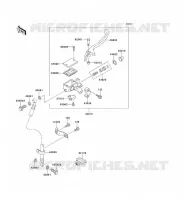 FRONT MASTER CYLINDER voor Kawasaki KAZER 2001