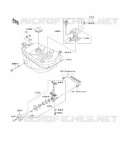 FUEL TANK voor Kawasaki KAZER 2001