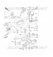HANDLEBAR voor Kawasaki KAZER 2001