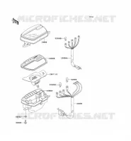 METERS voor Kawasaki KAZER 2001