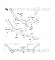 SIDE COVERS   CHAIN COVER voor Kawasaki KAZER 2001