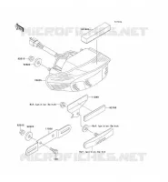 TAILIGHT(S) voor Kawasaki KAZER 2001