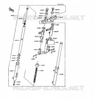 FRONT FORK voor Kawasaki AR125 1989