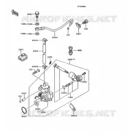 OIL PUMP voor Kawasaki AR125 1989