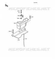 BATTERY BRACKET voor Kawasaki AR125 1990
