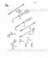 CABLES voor Kawasaki AR125 1990