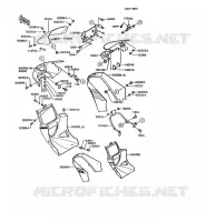 COWLING voor Kawasaki AR125 1990