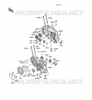 CRANKCASE(S) voor Kawasaki AR125 1990