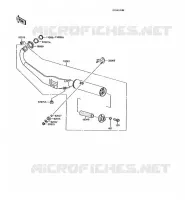 EXHAUST voor Kawasaki AR125 1990