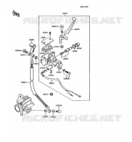 FRONT MASTER CYLINDER voor Kawasaki AR125 1990
