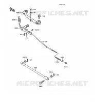 BRAKE PEDAL voor Kawasaki AR125 1990
