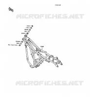 CHASSIS voor Kawasaki AR125 1990