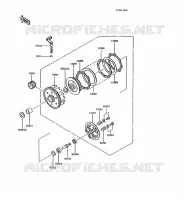 CLUTCH voor Kawasaki AR125 1990