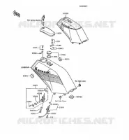 FUEL TANK voor Kawasaki AR125 1990