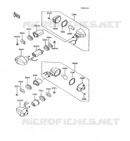 INDICATORS voor Kawasaki AR125 1990