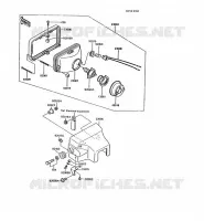 LENS   ZGT00A 009976 voor Kawasaki AR125 1990