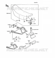 SEAT voor Kawasaki AR125 1990
