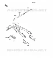 SWINGARM voor Kawasaki AR125 1990