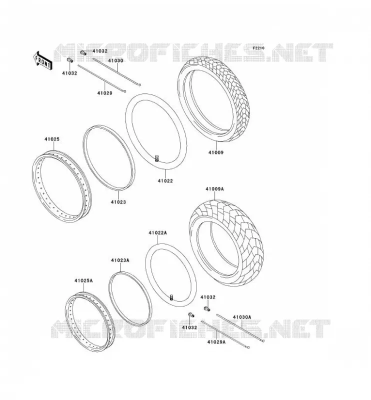 TIRES Kawasaki MOTOS 125 1999 ELIMINATOR 125  BN125-A2
