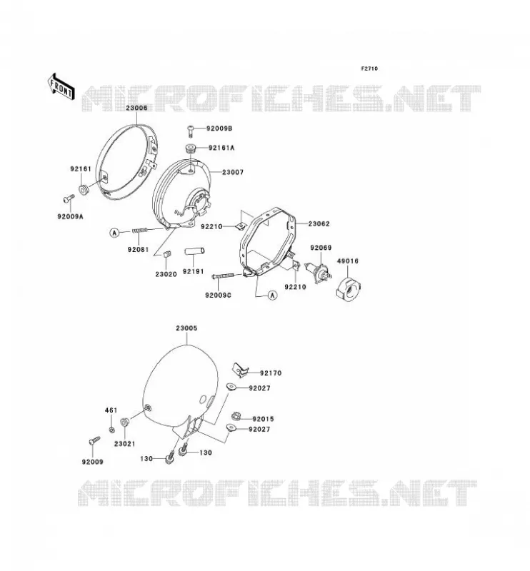 LENS(S) Kawasaki MOTOS 125 2002 ELIMINATOR 125  BN125-A5