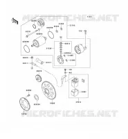 STARTER MOTOR voor Kawasaki ELIMINATOR 125 2005
