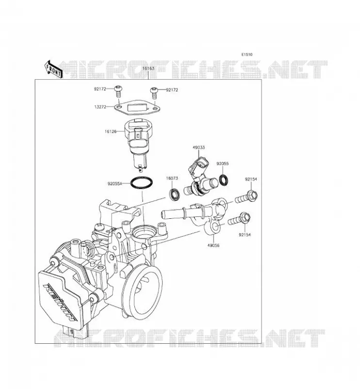 CARBURETOR Kawasaki MOTOS 250 2015 Z250SL  BR250EFS