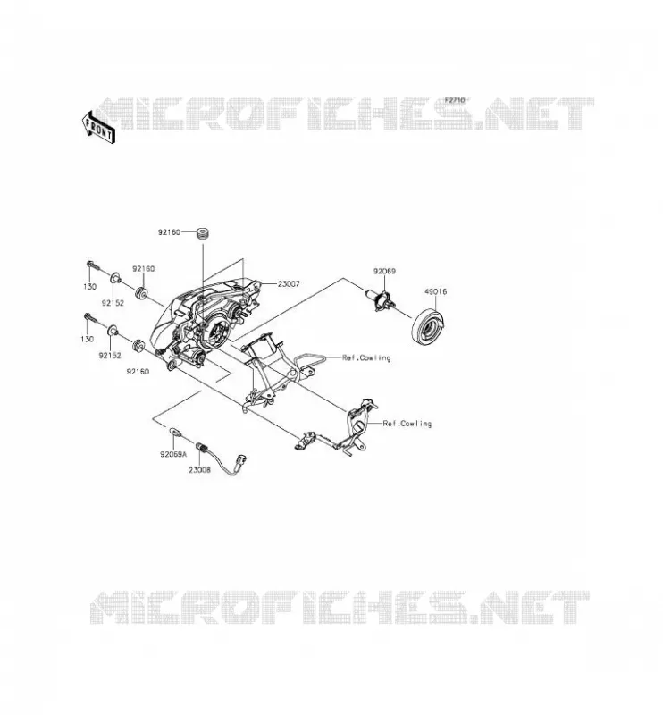 LENS(S) Kawasaki MOTOS 250 2015 Z250SL ABS  BR250FFF