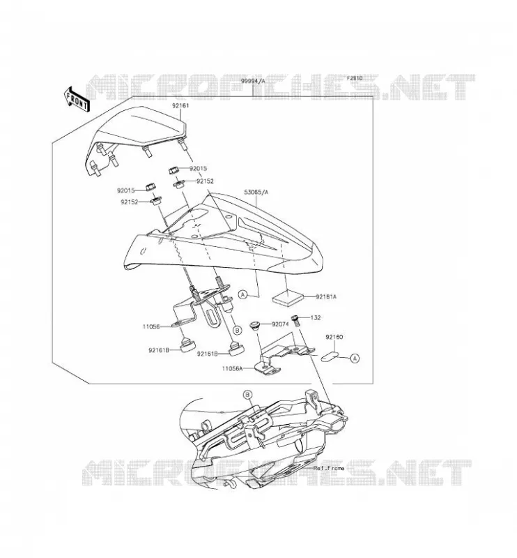 ACCESSORY (COUVRE SELLE) Kawasaki MOTOS 250 2015 Z250SL ABS  BR250FFF