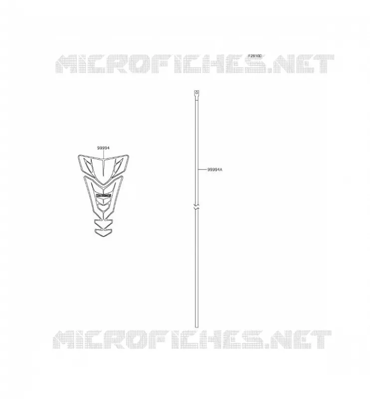 ACCESSORY(DECALS) Kawasaki MOTOS 250 2015 NINJA 250SL  BX250AFF