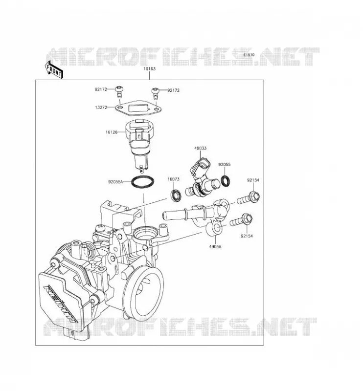 CARBURETOR Kawasaki MOTOS 250 2015 NINJA 250SL ABS  BX250BFS