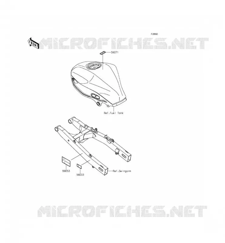 LABELS Kawasaki MOTOS 250 2015 NINJA 250SL ABS  BX250BFSA