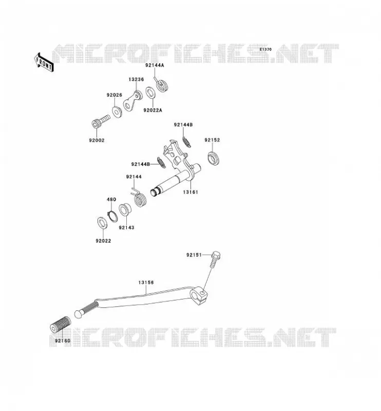 SHIFT Kawasaki MOTOS 650 2000 W650  EJ650-A2