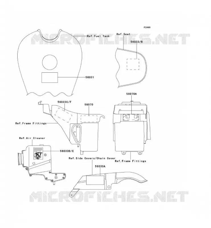 LABELS Kawasaki MOTOS 650 2001 W650  EJ650-A3