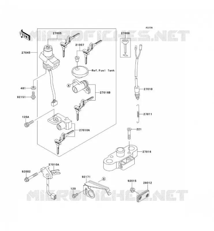 SWITCH Kawasaki MOTOS 650 2002 W650  EJ650-A4