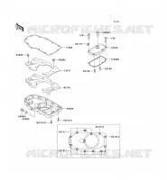 BREATHER COVER   OIL PAN voor Kawasaki W650 2002