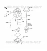 CARBURETOR PARTS voor Kawasaki W650 2002