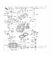 CYLINDER HEAD voor Kawasaki W650 2002