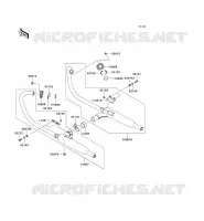 EXHAUST voor Kawasaki W650 2002