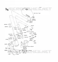 FUEL EVAPORATION SYSTEM voor Kawasaki W650 2002