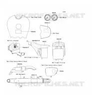 LABELS voor Kawasaki W650 2002