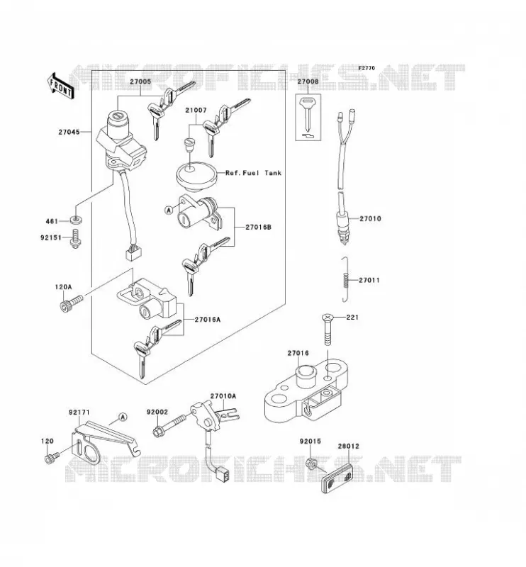 SWITCH Kawasaki MOTOS 650 2001 W650  EJ650-C3