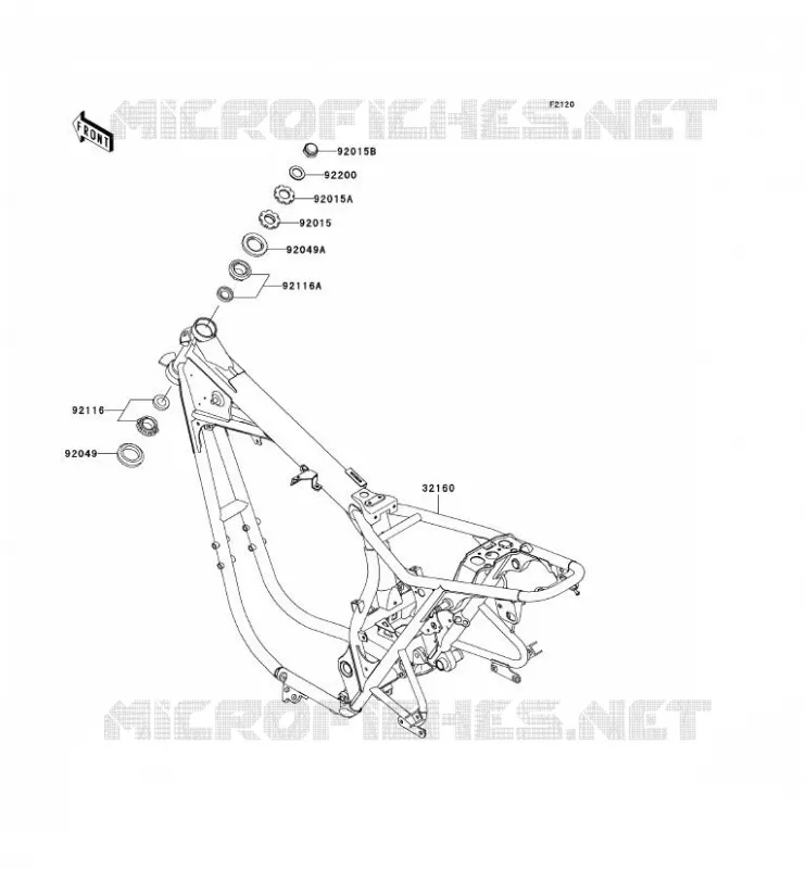 CHASSIS Kawasaki MOTOS 800 2011 W800  EJ800ABF