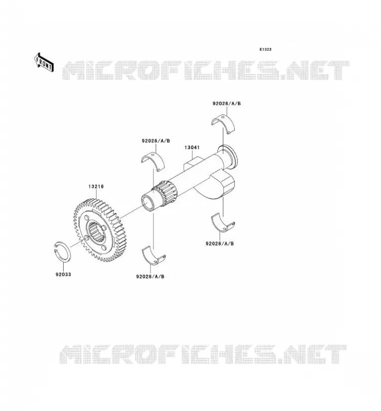BALANCER Kawasaki MOTOS 800 2012 W800  EJ800ACF